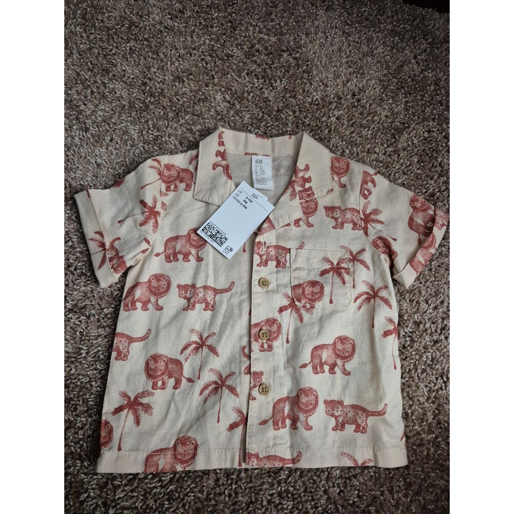 H&M boys shirt summer size 6-9 months